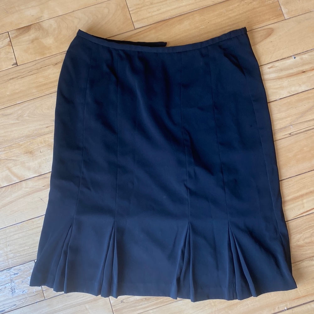 Norton McNaugton flared pencil skirt black size 10
